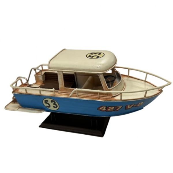 Metal Speed Boat - 29cm x 11cm x 13.5cm