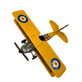 Load image into Gallery viewer, Metal Yellow Airplane - 35cm x 31cm x 11cm
