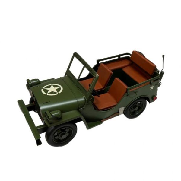 Metal Jeep Car - 31cm x 14cm x 15cm