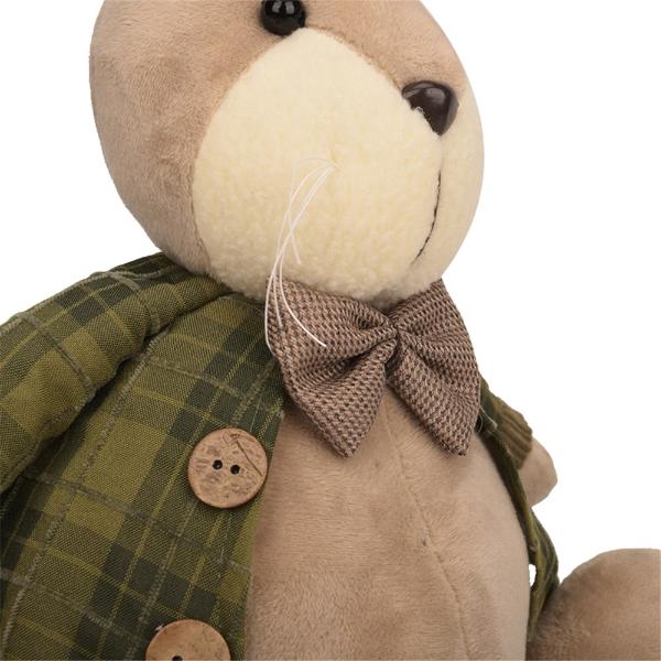 Fabric Sitting Bunny - 24cm x 14cm x 38cm