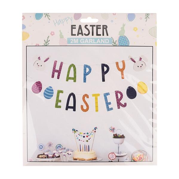 Happy Easter Paper Garland - 200cm
