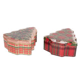 Load image into Gallery viewer, Assorted Metal Christmas Tree Tins - 18cm x 15cm x 6.5cm