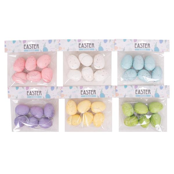 6 Pack Assorted Easter Eggs
