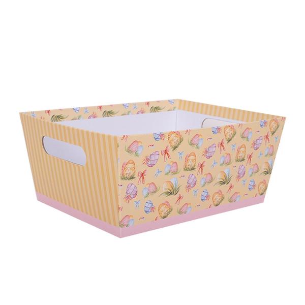 Assorted Medium Easter Paper Basket - 27.5cm x 21.5cm x 12cm