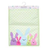 Load image into Gallery viewer, Canvas Printed Easter Cute Bunny & Gingham Table Runner - 33cm x 180cm