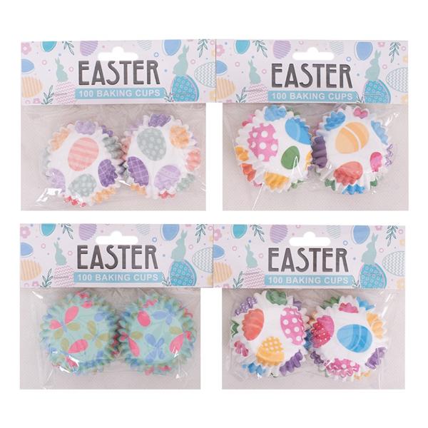 100 Pack Mini Easter Baking Cups