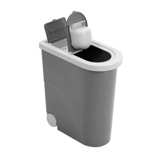 Pet 32L Food Storer With Scoop - 43cm x 23cm x 48.5cm