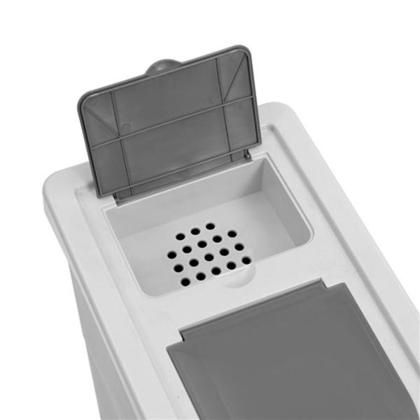 Pet 32L Food Storer With Scoop - 43cm x 23cm x 48.5cm