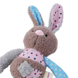 Load image into Gallery viewer, Patchy Pals Plush Bear Pet Toy With Rope - 32cm x 17cm x 6cm
