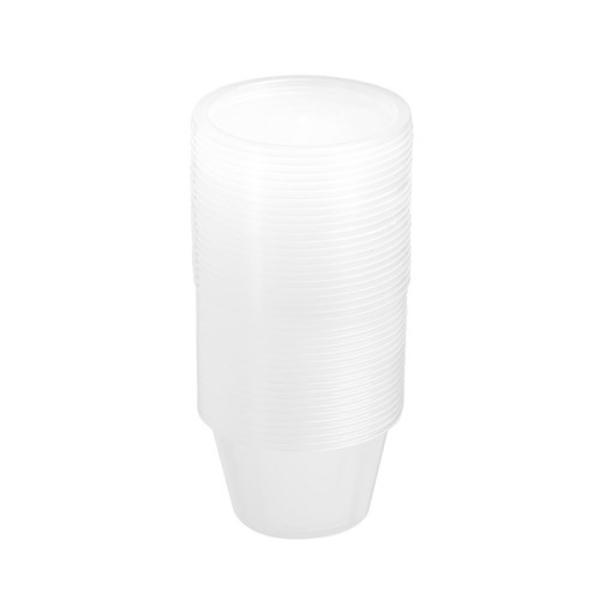 20 Pack Round Reusable Sauce Container - 100ml