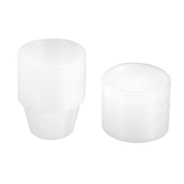 20 Pack Round Reusable Sauce Container - 100ml