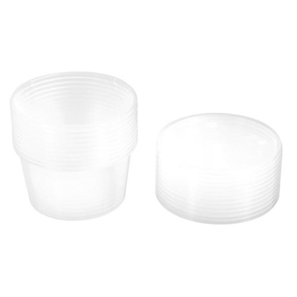 10 Pack Round Reusable Food Container - 500ml