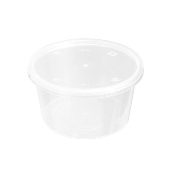 10 Pack Round Reusable Food Container - 500ml