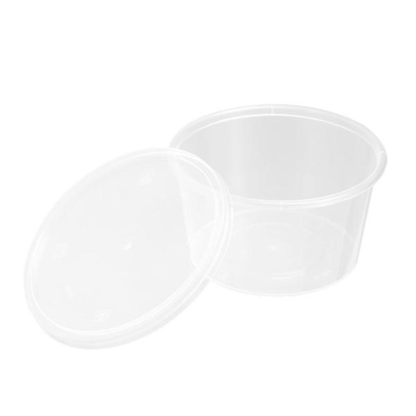 10 Pack Round Reusable Food Container - 500ml