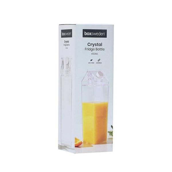 Crystal Clear Beverage Fridge Bottle - 450ml