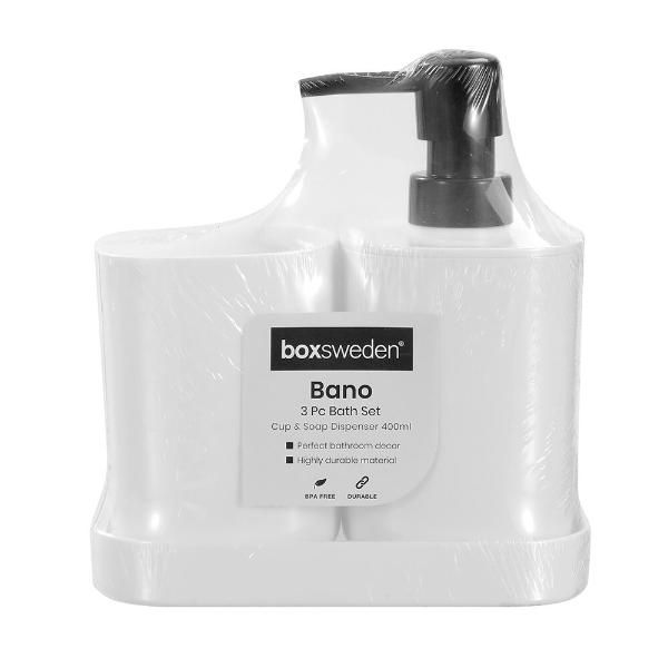 3 Pack Boxsweden Bano Bath Set - 400ml