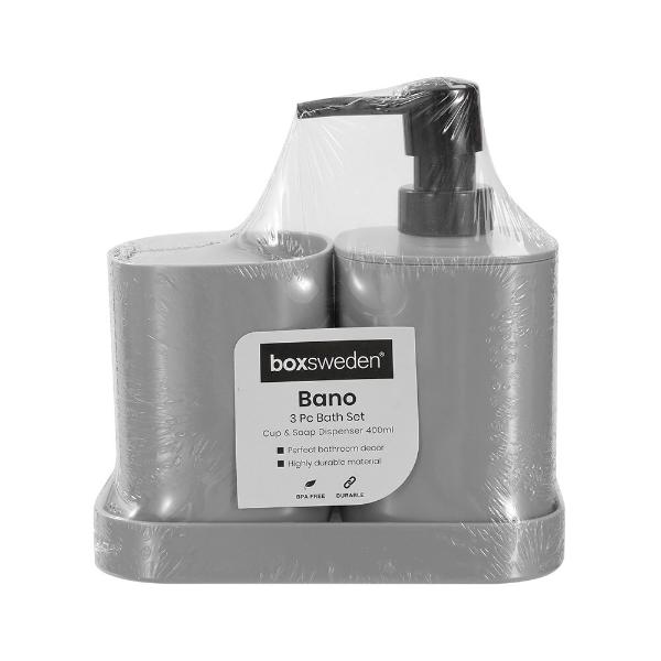 3 Pack Boxsweden Bano Bath Set - 400ml