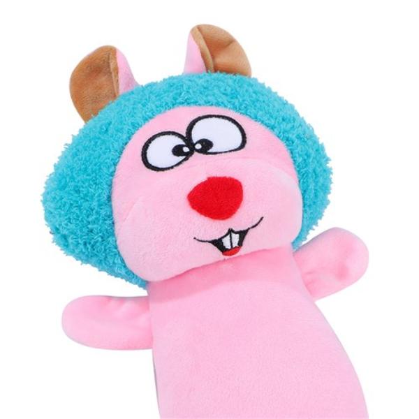 Funky Fur Friends Plush Rabbit - 25cm x 18cm x 14cm