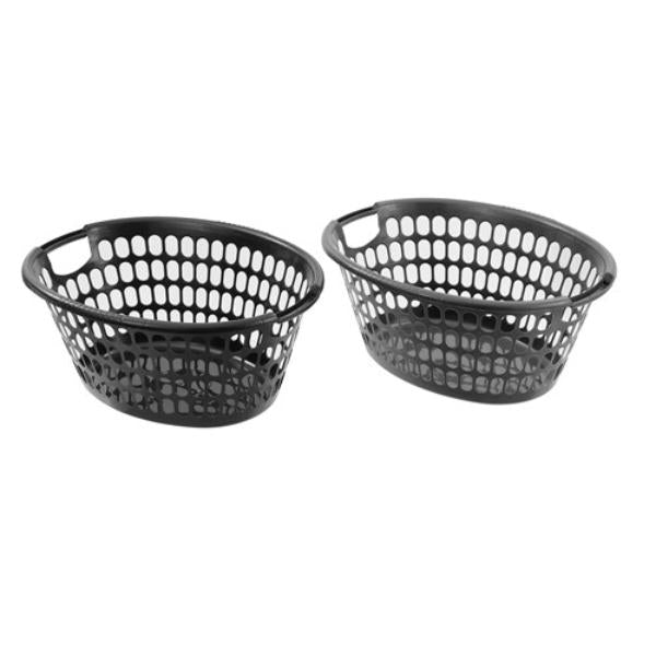 Oval 40L Laundry Basket - 58cm x 46cm x 25cm