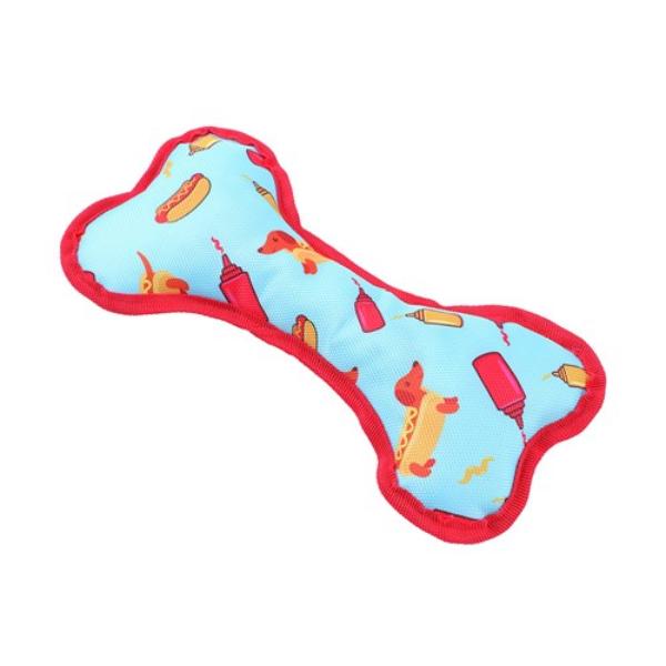 Tug O Mania Oxford Bone Toy - 25cm x 13cm x 6cm