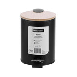 Load image into Gallery viewer, Bano Metal Bamboo Top Pedal Bin - 3L