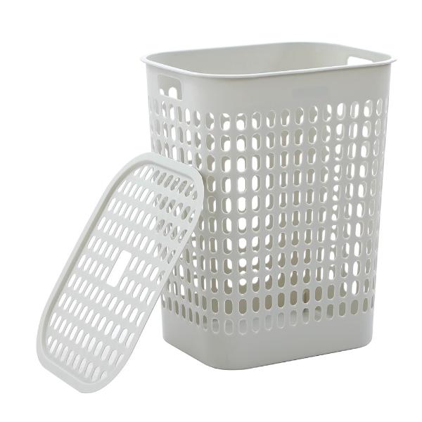 Boxsweden Large Laundry Lidded Basket - 58L