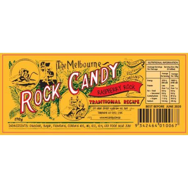 Raspberry Rock Candy - 170g