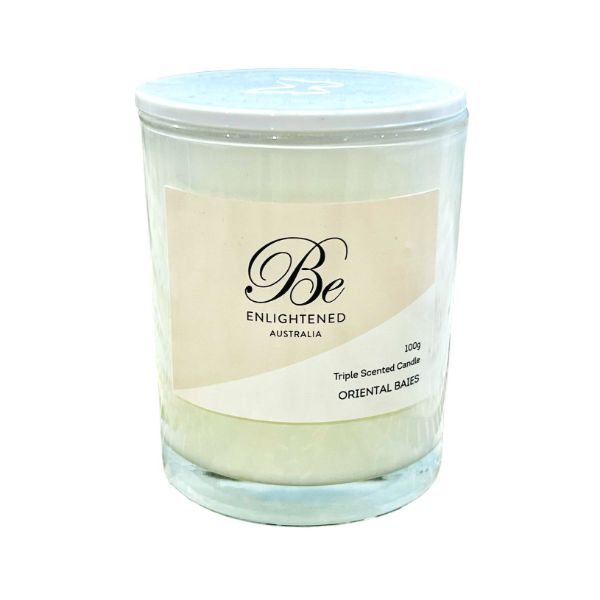 Be Enlightened Oriental Baies Triple Scented Candle - 100g