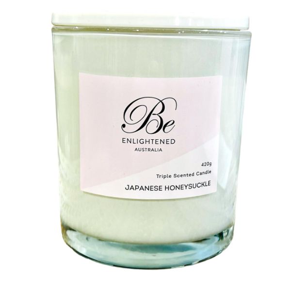 Be Enlightened Japanese Honeysuckle Candle - 420g
