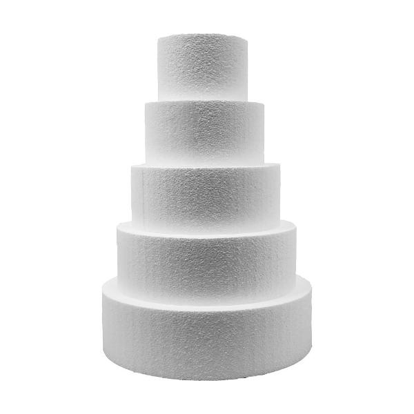 Round High Cake Dummy - 25.4cm x 10.16cm