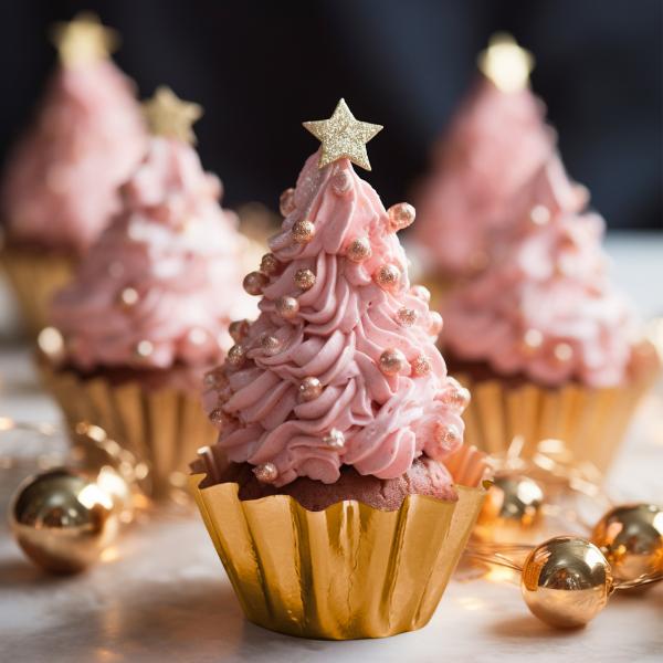 24 Pack Gold Bloom Baking Cups