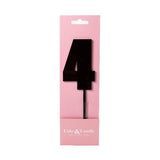 Load image into Gallery viewer, Black Mega Number 4 Cake Topper