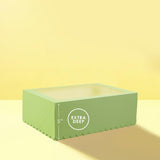 Load image into Gallery viewer, Pastel Green 12 Holes Papyrus Scalloped Tall Cupcake Box