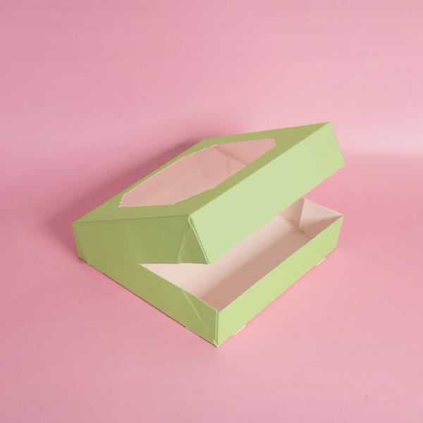 5 Pack Medium Pastel Pink Papyrus Scalloped Treat Box