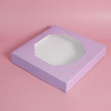 Load image into Gallery viewer, 5 Pack Large Pastel Lilac Papyrus Scalloped Treat Box
