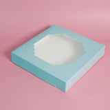 Load image into Gallery viewer, 5 Pack Large Pastel Blue Papyrus Scalloped Treat Box
