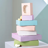 Load image into Gallery viewer, 5 Pack Large Pastel Green Papyrus Scalloped Treat Box