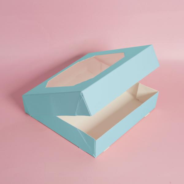 5 Pack Large Mixed Colours Papyrus Scalloped Treat Box