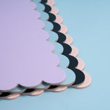 Load image into Gallery viewer, Rectangle Dual Colour Scalloped Cake Board