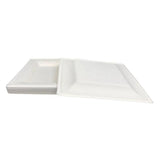 Load image into Gallery viewer, 25 Pack Eco Friendly Zafpack Square Sugarcane Tray - 26cm