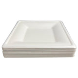 Load image into Gallery viewer, 25 Pack Eco Friendly Zafpack Square Sugarcane Tray - 16cm