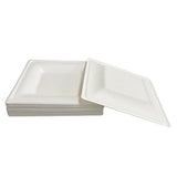 Load image into Gallery viewer, 25 Pack Eco Friendly Zafpack Square Sugarcane Tray - 16cm