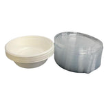 Load image into Gallery viewer, 20 Pack Eco Friendly Zafpack Bowl With Pet Flat Lid - 950ml