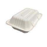 Load image into Gallery viewer, 20 Pack Eco Friendly Zafpack Sugarcane Clamshell - 23cm x 15.8cm x 4.6cm