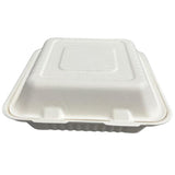 Load image into Gallery viewer, 20 Pack Eco Friendly Zafpack Sugarcane Clamshell - 23.5cm x 23cm x 5cm