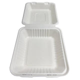 Load image into Gallery viewer, 20 Pack Eco Friendly Zafpack Sugarcane Clemshell - 22cm x 20cm x 4.5cm