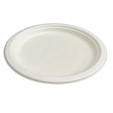 Load image into Gallery viewer, 25 Pack Eco Friendly Zafpack Round Sugarcane Plates - 23cm