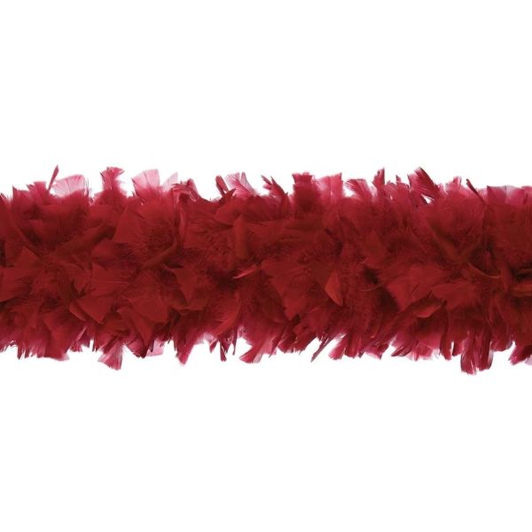 Burgundy Feather Boa - 150cm