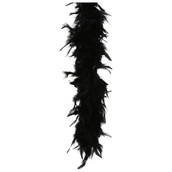 Black 60g Feather Boa - 150cm