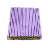 Load image into Gallery viewer, 80 Pack Lilac Paper Straws
